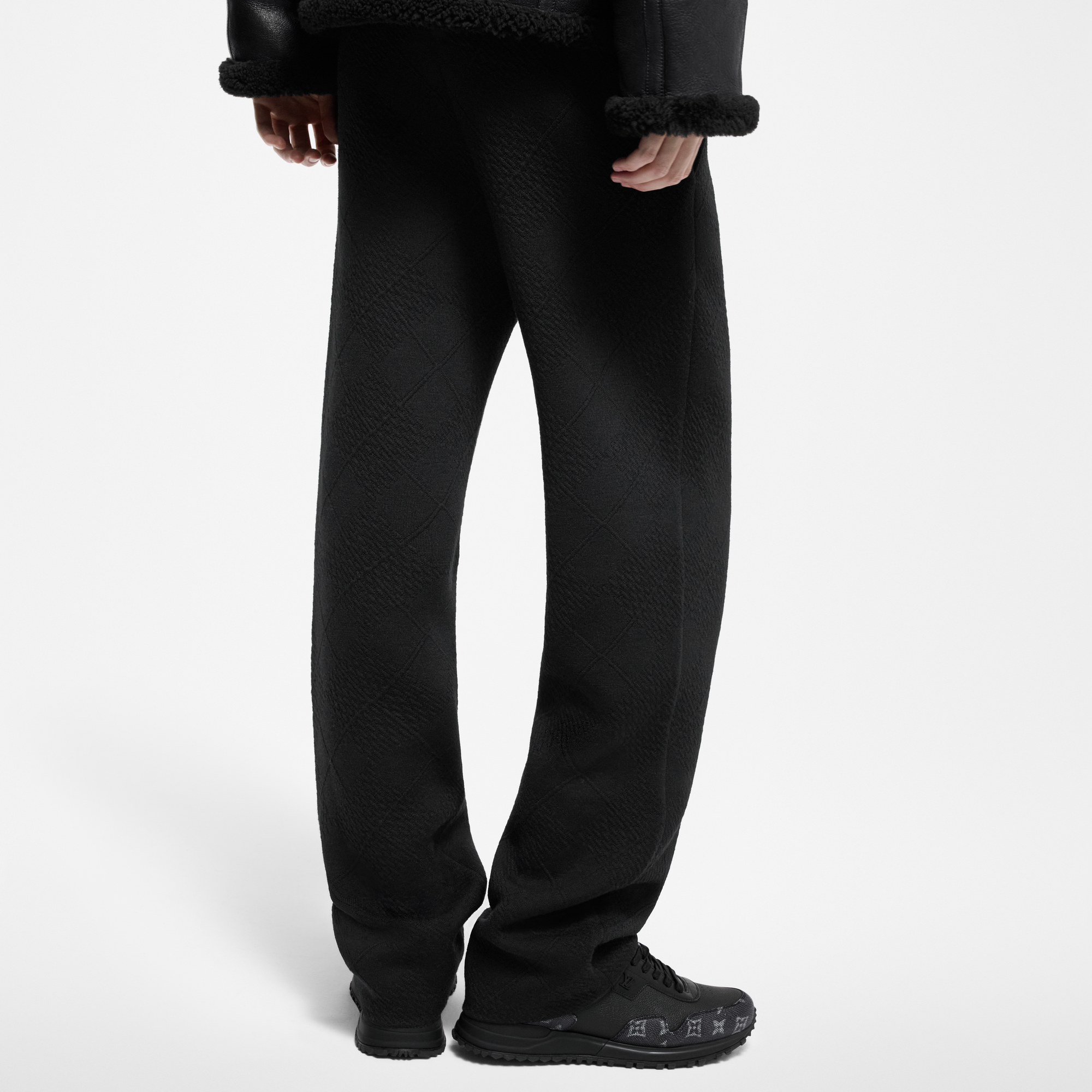 Textured Knit Wool-Blend Jogpants  in Men's Ready-to-Wear All Ready-to-Wear collections by Louis Vuitton (Product zoom)